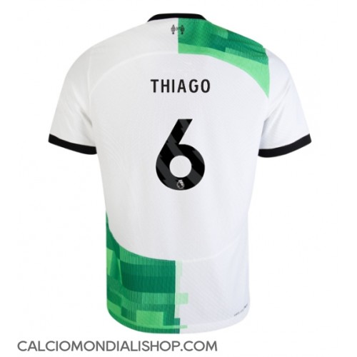 Maglie da calcio Liverpool Thiago Alcantara #6 Seconda Maglia 2023-24 Manica Corta